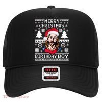 Jesus Birthday Ugly Christmas Sweater Hat thumb 0