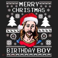 Jesus Birthday Ugly Christmas Sweater Hat thumb 2