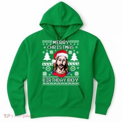 Jesus Birthday Ugly Christmas Sweater Hoodie