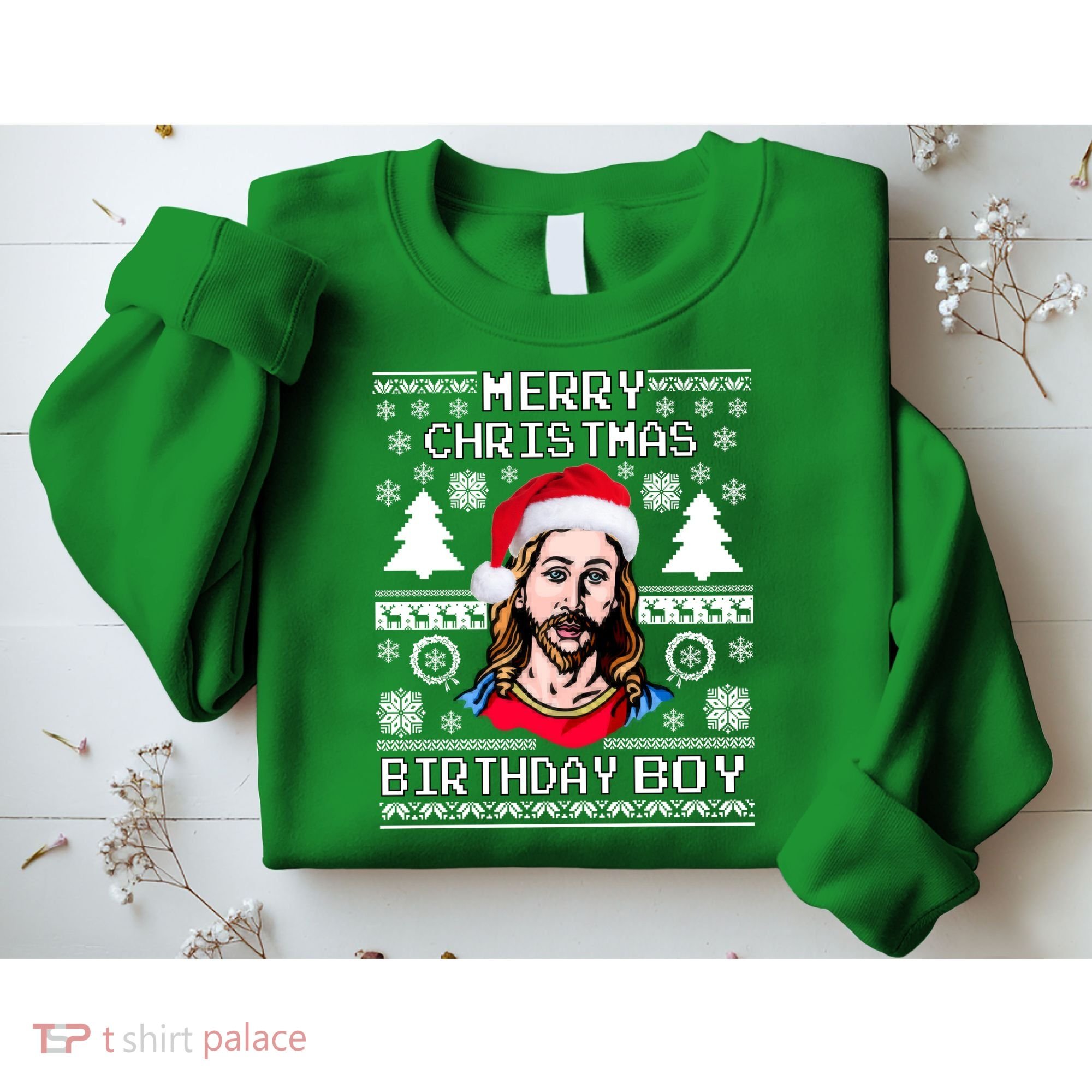 Jesus Birthday Ugly Christmas Sweater Sweatshirt