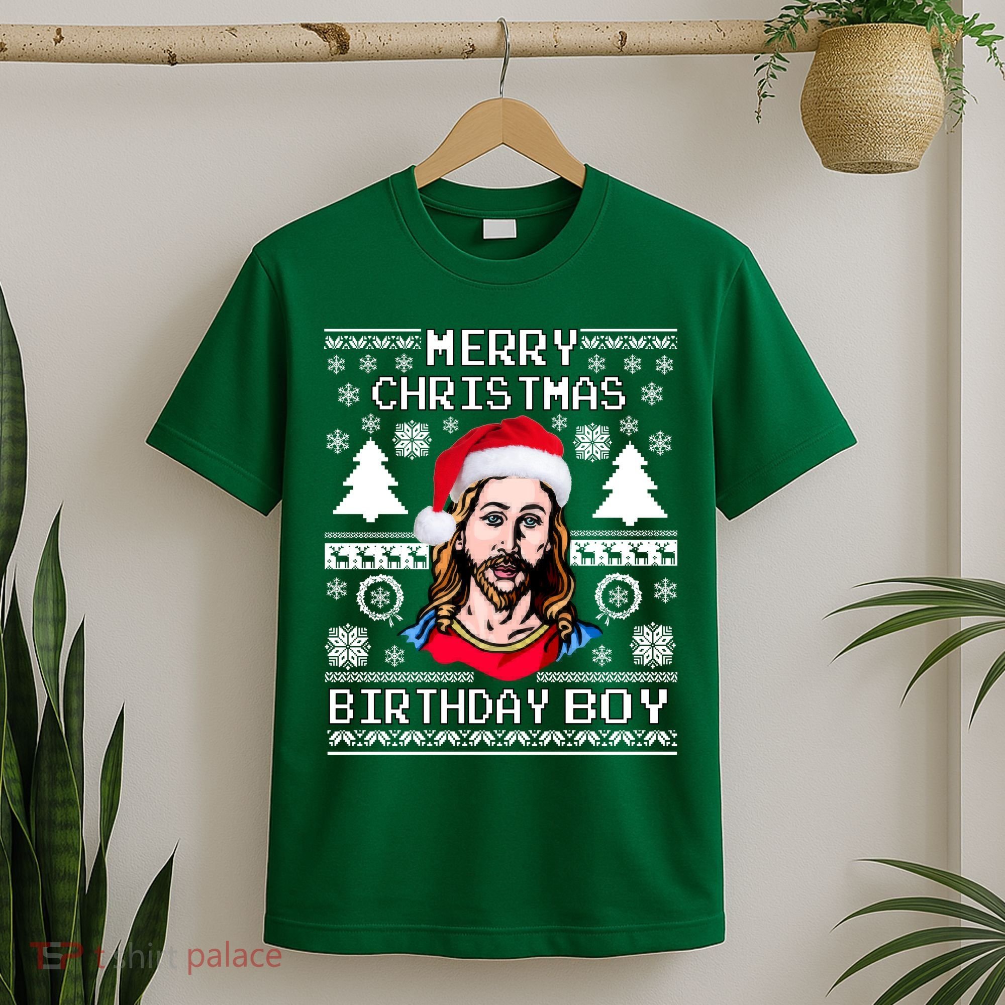 Jesus Birthday Ugly Christmas Sweater T-Shirt