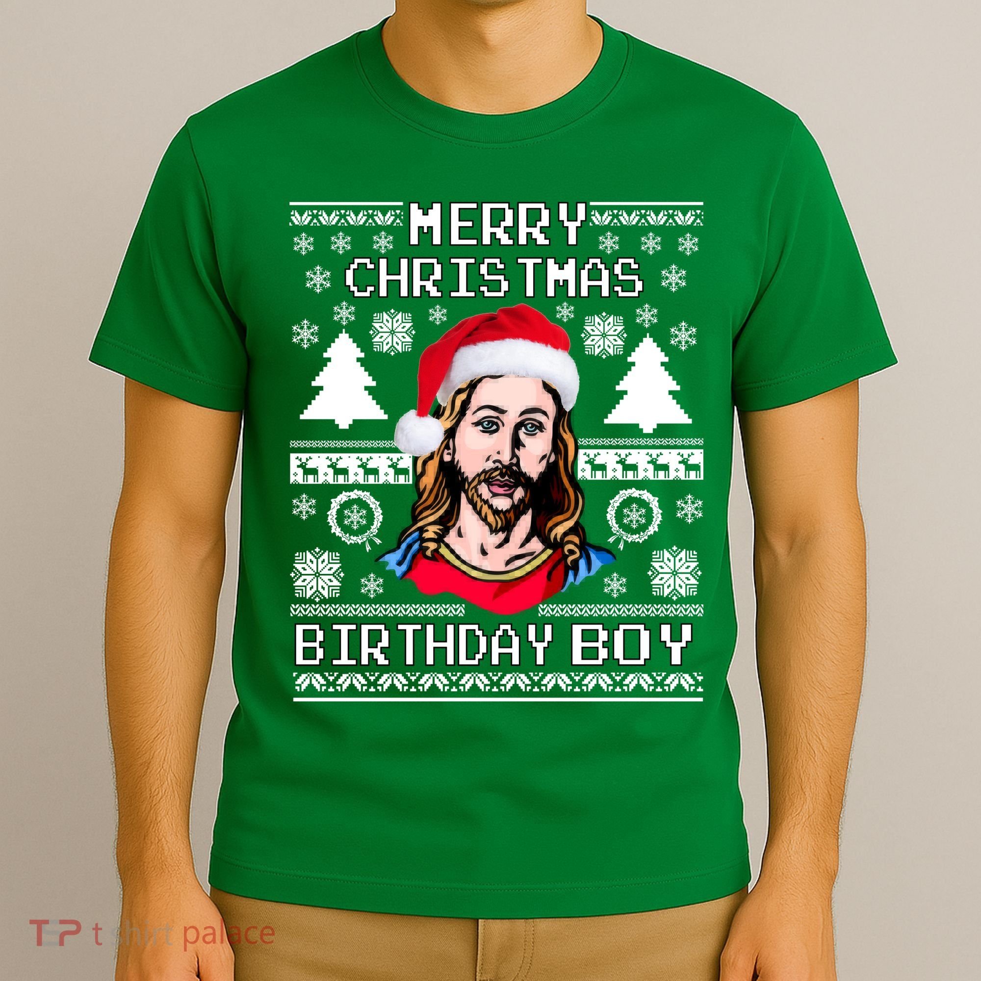 Jesus Birthday Ugly Christmas Sweater T-Shirt