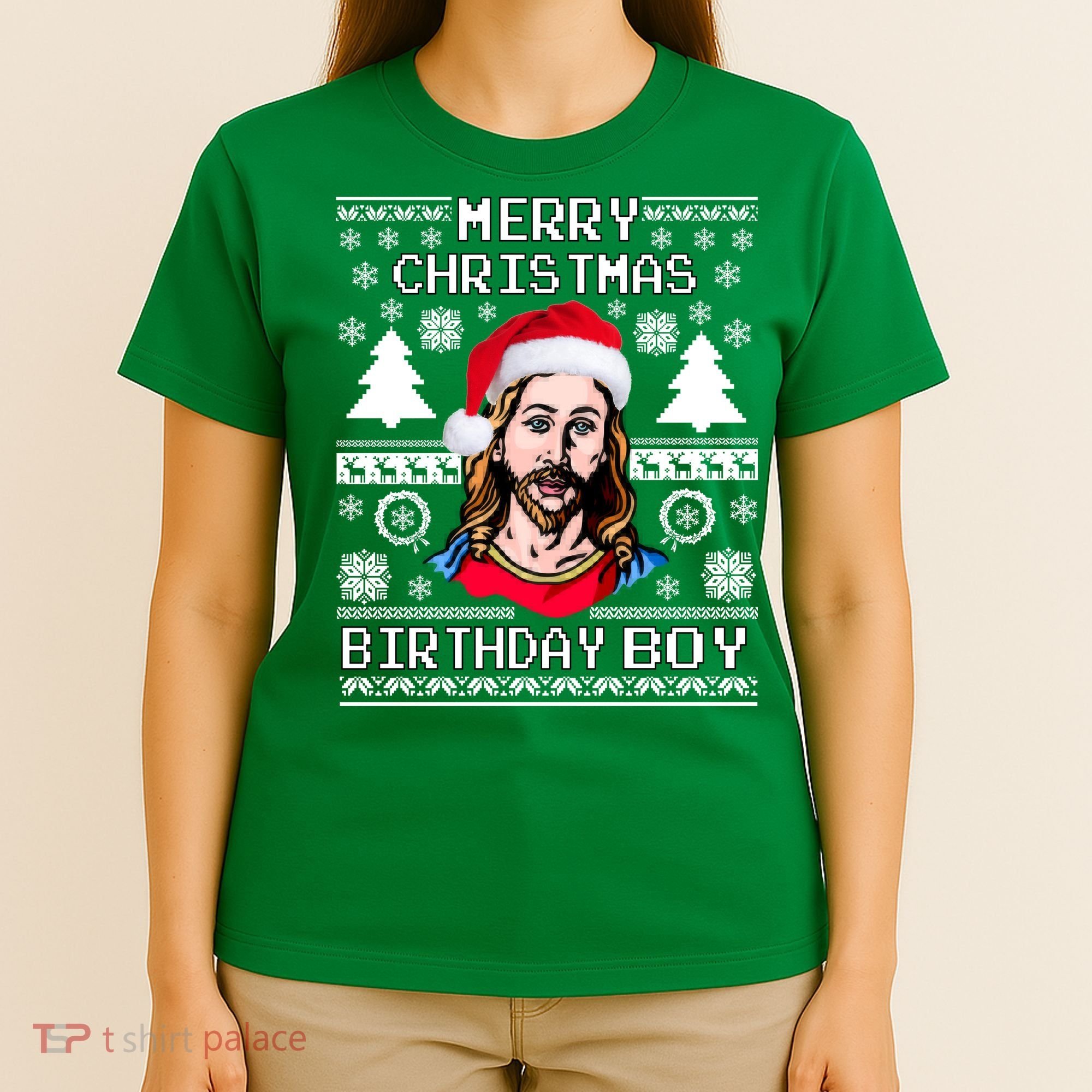 Jesus Birthday Ugly Christmas Sweater T-Shirt
