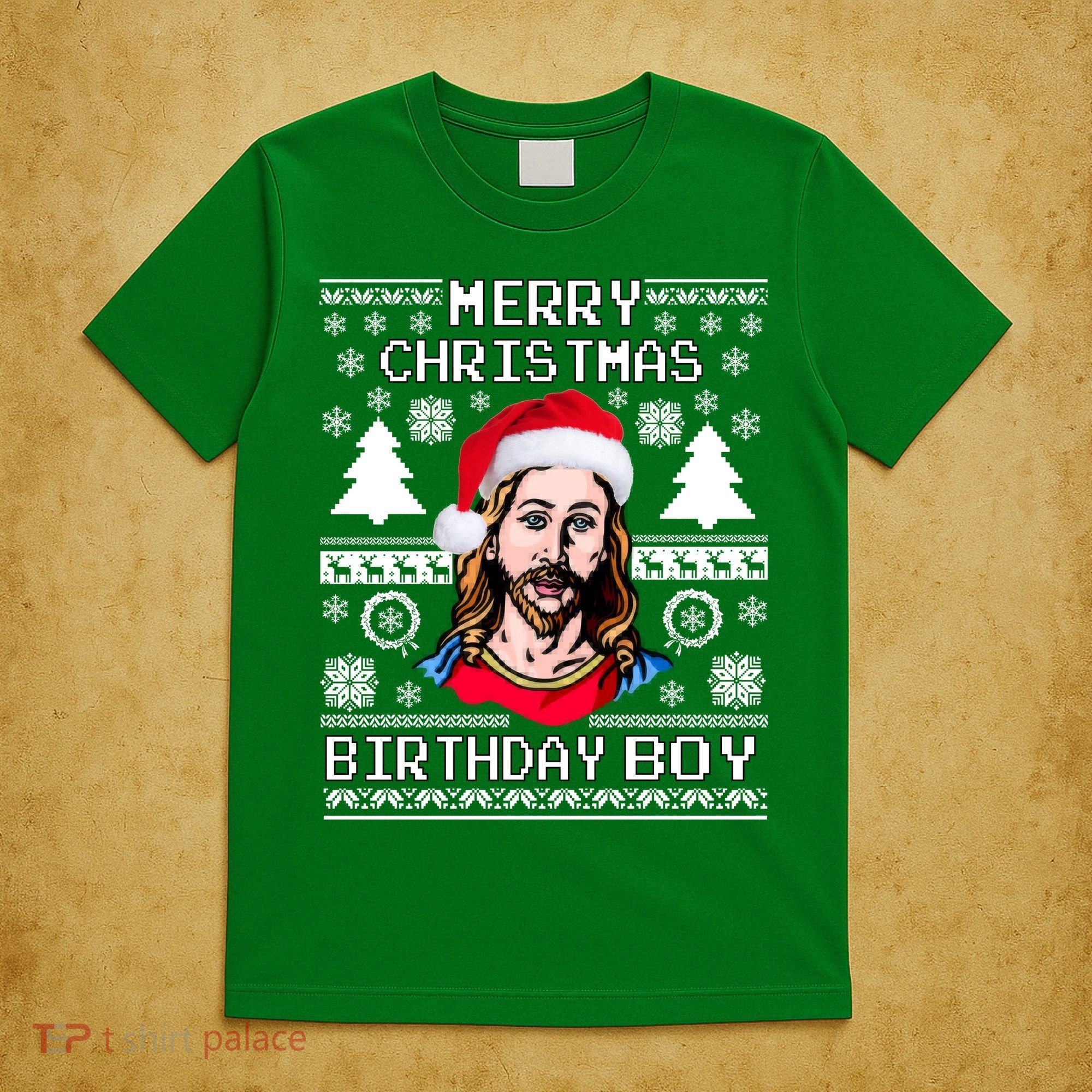 Jesus Birthday Ugly Christmas Sweater T-Shirt