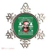 Jesus Birthday Ugly Christmas Sweater Ornament thumb 0