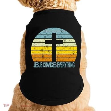 Jesus Changes Everything Doggie Tank