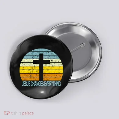 Jesus Changes Everything Button