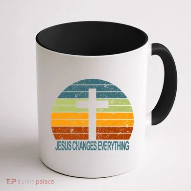 Jesus Changes Everything Coffee Mug back