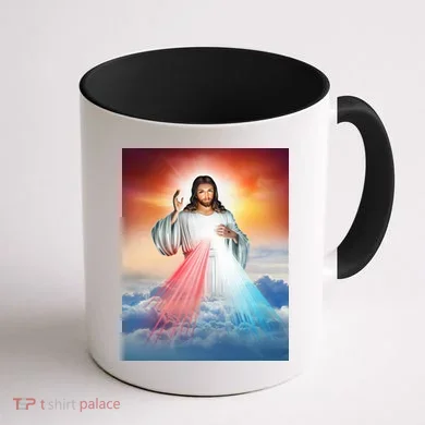 Jesus Christ Coffee Mug back