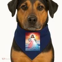 Jesus Christ USA-Made Doggie Bandana thumb 1