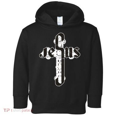 Jesus Christ Cross Faith Toddler Hoodie