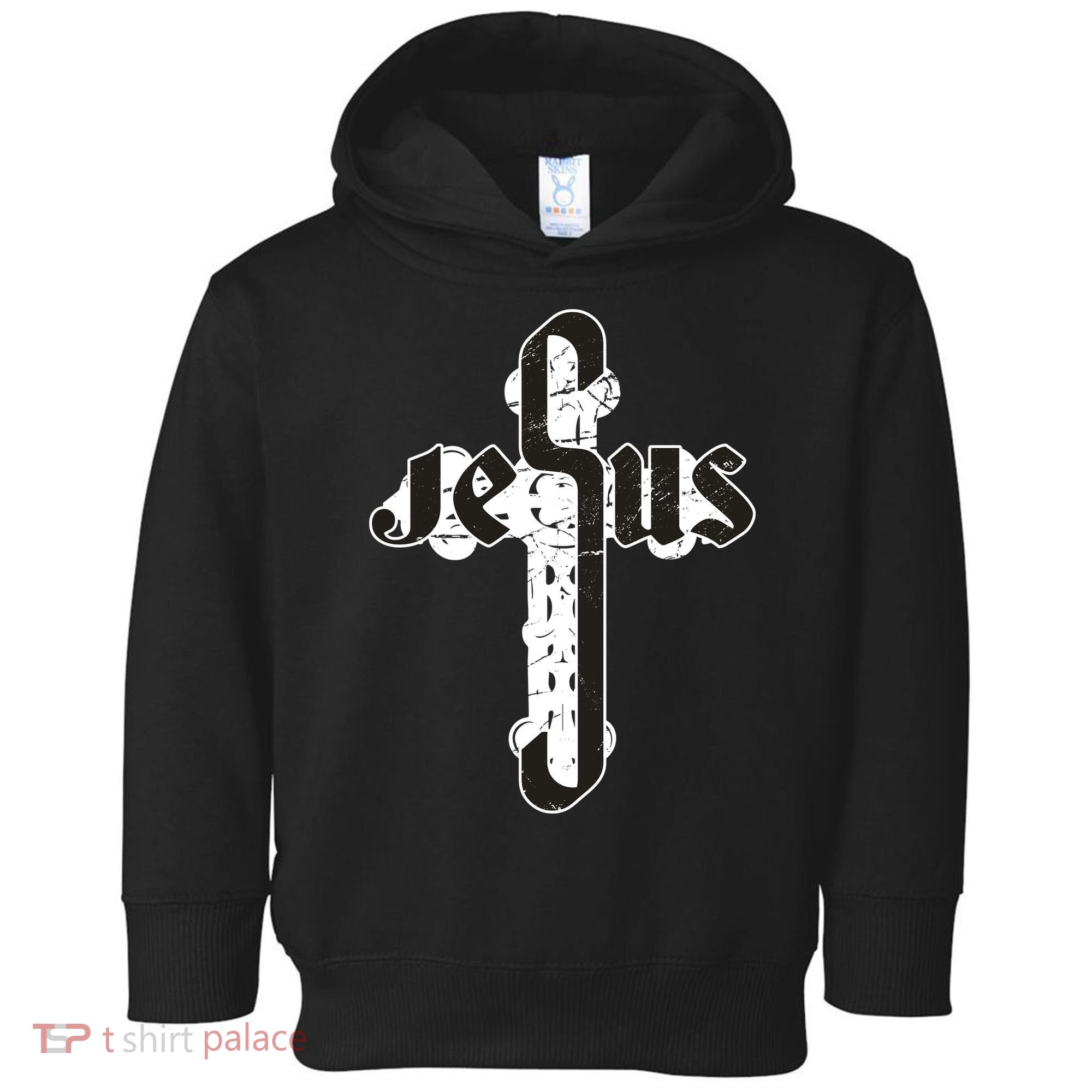 Jesus Christ Cross Faith Toddler Hoodie