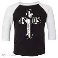 Jesus Christ Cross Faith Toddler Fine Jersey T-Shirt thumb 0