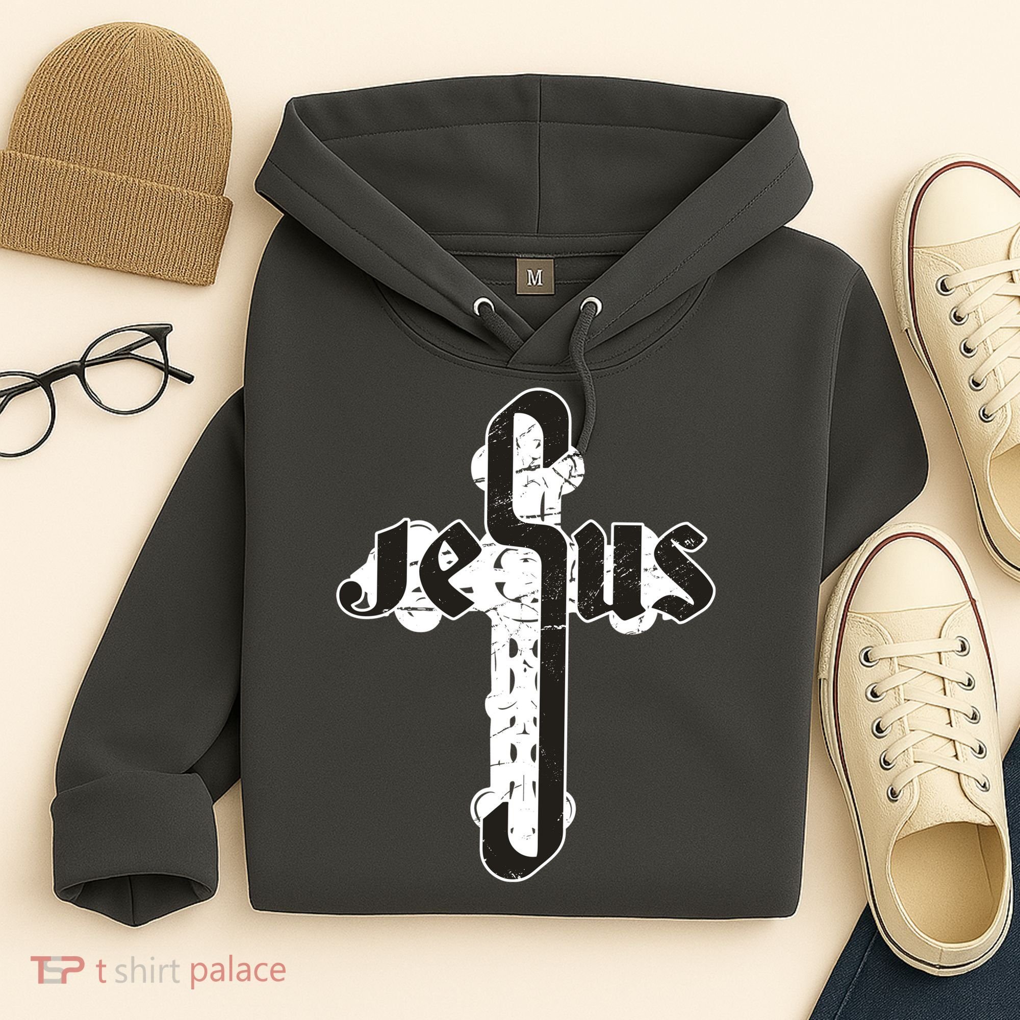 Jesus Christ Cross Faith Hoodie