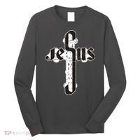 Jesus Christ Cross Faith Long Sleeve Shirt thumb 0