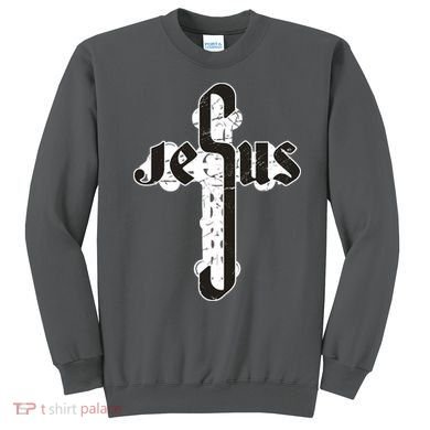 Jesus Christ Cross Faith Sweatshirt