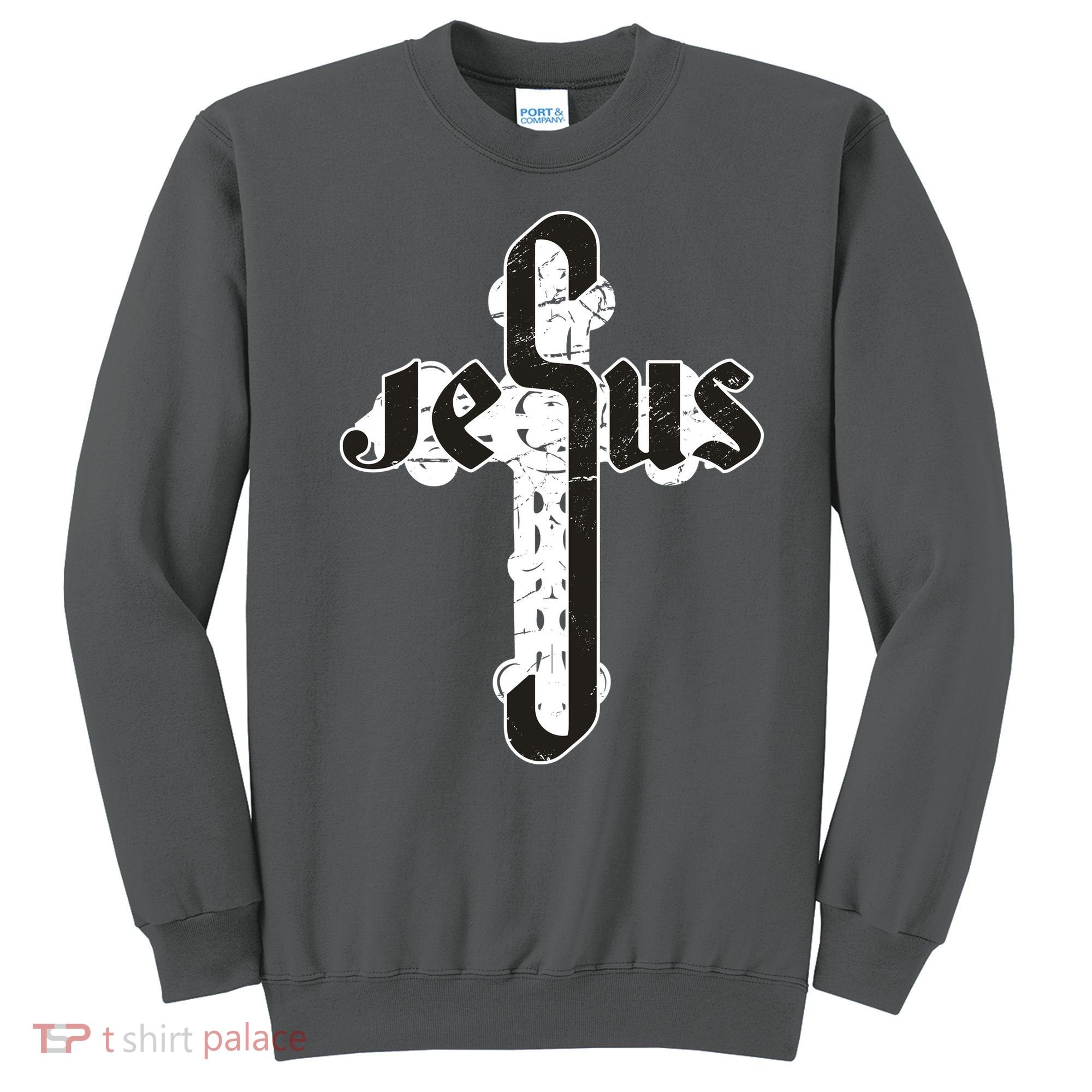 Jesus Christ Cross Faith Sweatshirt