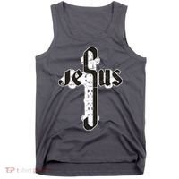 Jesus Christ Cross Faith Tank Top thumb 0