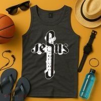 Jesus Christ Cross Faith Tank Top thumb 4