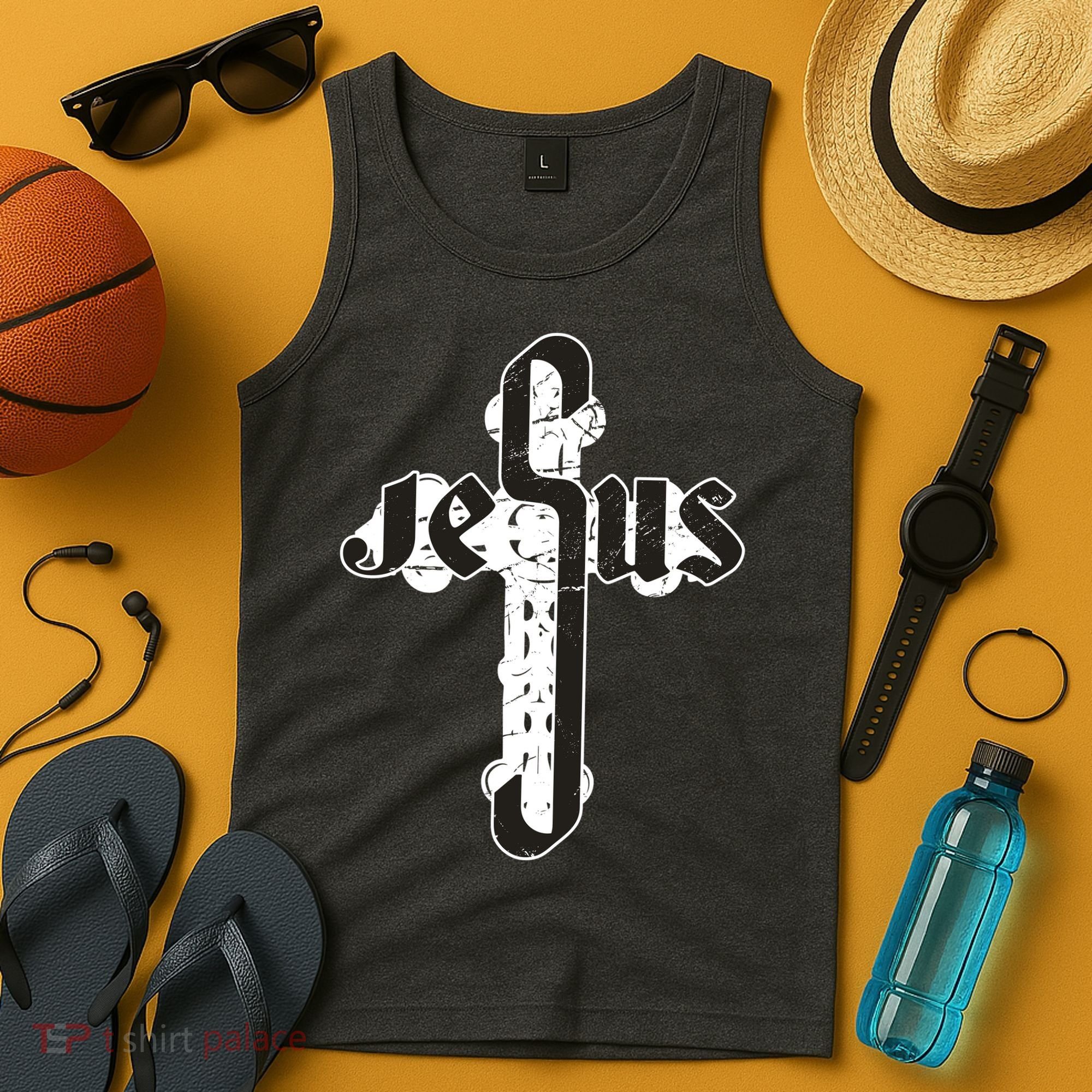 Jesus Christ Cross Faith Tank Top