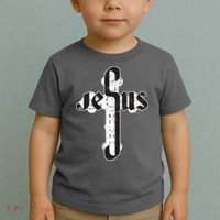 Jesus Christ Cross Faith Toddler T-Shirt thumb 2
