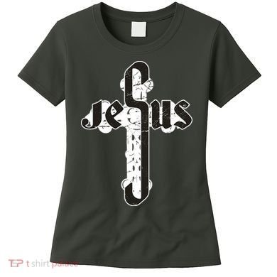 Jesus Christ Cross Faith Women's T-Shirt