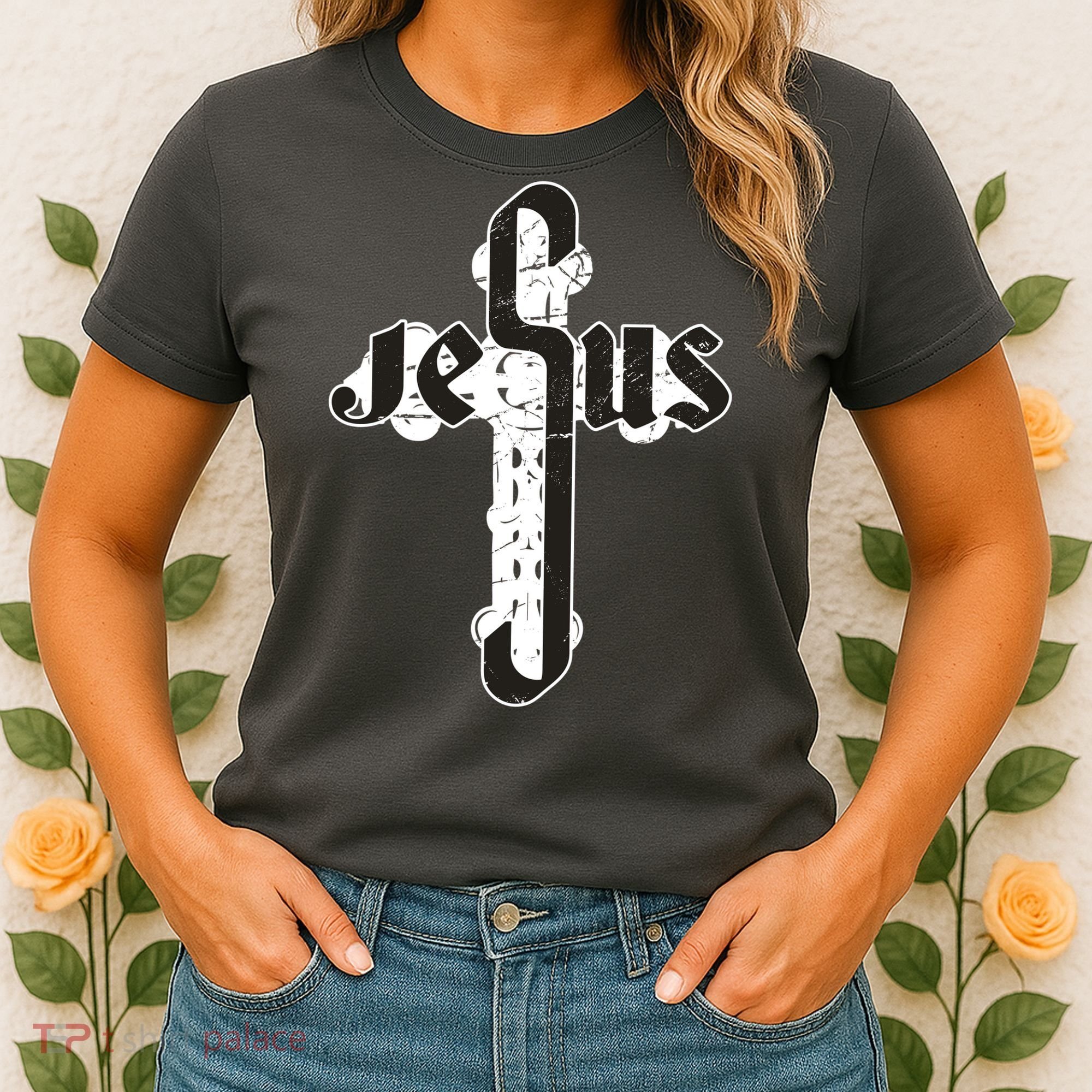 Jesus Christ Cross Faith Women's T-Shirt