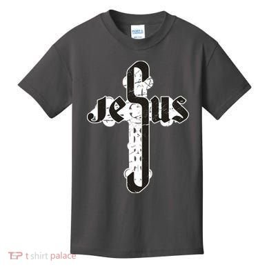 Jesus Christ Cross Faith Kids T-Shirt