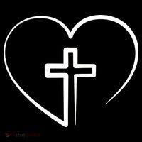 Jesus Christ Cross Heart Backpack thumb 2