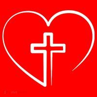 Jesus Christ Cross Heart Women's T-Shirt thumb 6