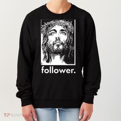 Jesus Christ Portrait Follower Women's Sweatshirt