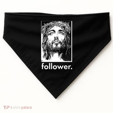 Jesus Christ Portrait Follower USA-Made Doggie Bandana