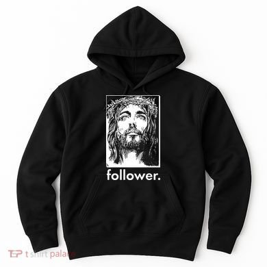 Jesus Christ Portrait Follower Hoodie