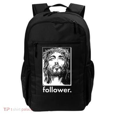 Jesus Christ Portrait Follower Backpack