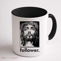 Jesus Christ Portrait Follower Coffee Mug thumb 1