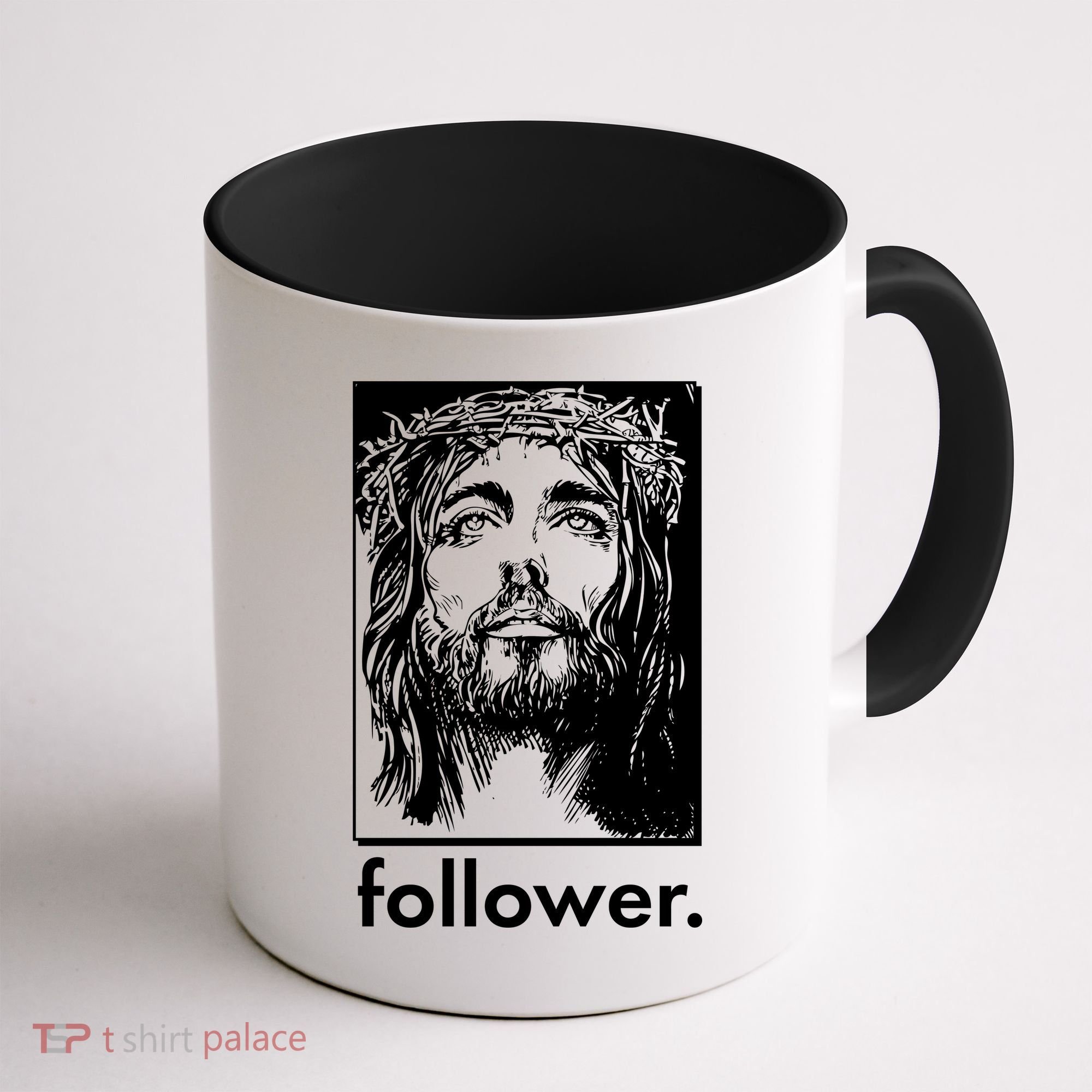 Jesus Christ Portrait Follower Coffee Mug