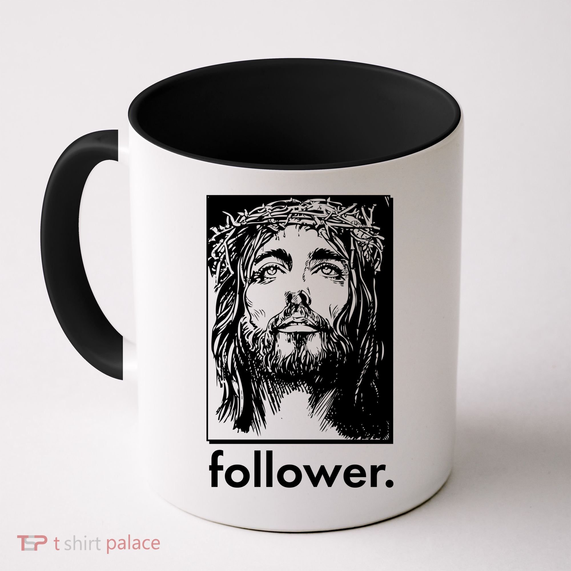 Jesus Christ Portrait Follower Coffee Mug