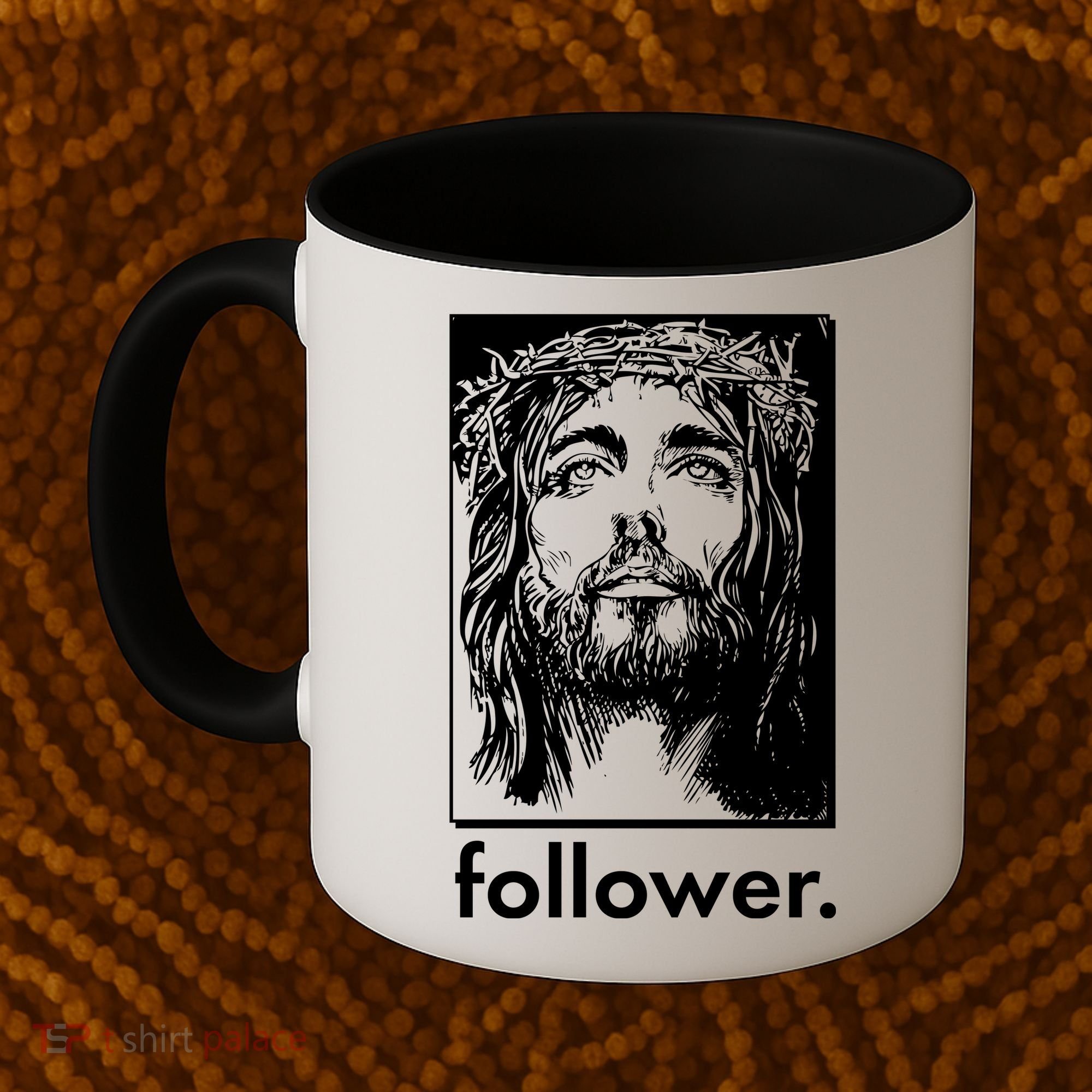 Jesus Christ Portrait Follower Coffee Mug