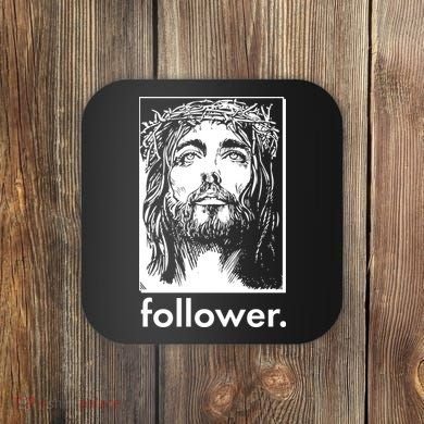 Jesus Christ Portrait Follower Coaster