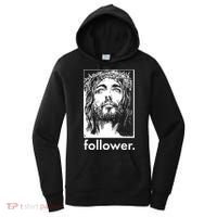 Jesus Christ Portrait Follower Women's Hoodie thumb 0