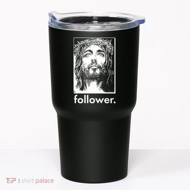 Jesus Christ Portrait Follower Tumbler