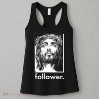 Jesus Christ Portrait Follower Women's Tank Top thumb 3