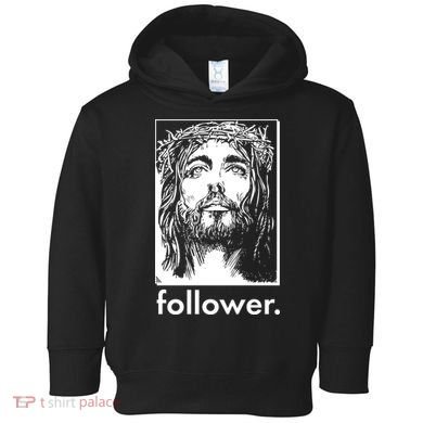 Jesus Christ Portrait Follower Toddler Hoodie