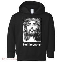 Jesus Christ Portrait Follower Toddler Hoodie thumb 0