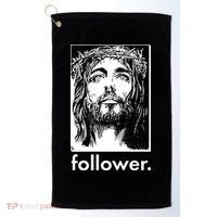 Jesus Christ Portrait Follower Golf Towel thumb 0