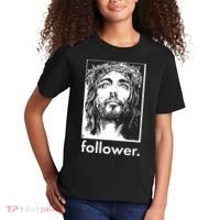 Jesus Christ Portrait Follower Kids T-Shirt thumb 2