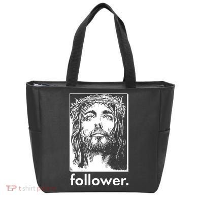 Jesus Christ Portrait Follower Tote Bag