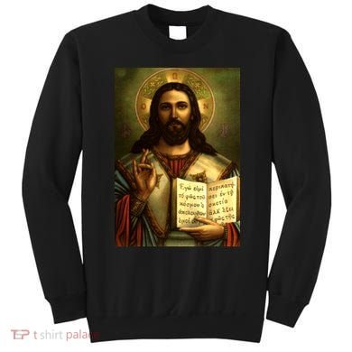 Jesus Christ Religious Photo Sweatshirt