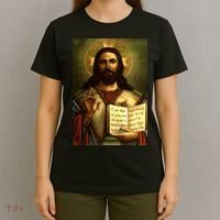 Jesus Christ Religious Photo T-Shirt thumb 4