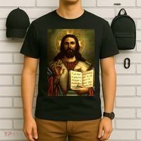 Jesus Christ Religious Photo T-Shirt thumb 6